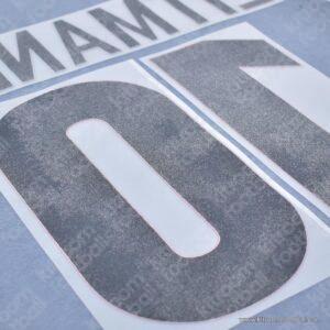 1999-00 Barcelona Home Name Number Set #10 LITMANEN Repro - Image 3