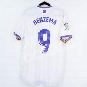 2021-22 Real Madrid Home Match Authentic Shirt #9 BENZEMA *BNWT* L La Liga - Image 1