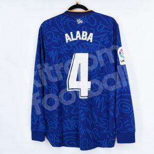 2021-22 Real Madrid Away Match Authentic Shirt #4 ALABA *BNWT* M L/S La Liga