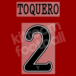 2011-13 Athetic Bilbao Home Name Set #2 TOQUERO Repro Dorsal