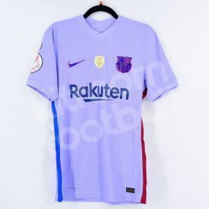2021-22 Barcelona Away Shirt  #30 GAVI Copa del Rey Match Issued Un Worn - Image 3