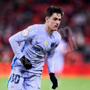 2021-22 Barcelona Away Shirt  #30 GAVI Copa del Rey Match Issued Un Worn - Image 4