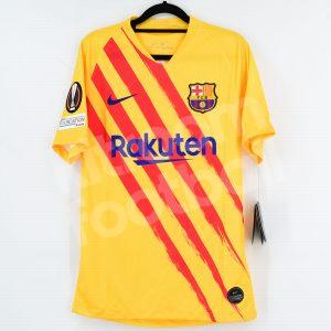 2021-22 Barcelona Senyera Shirt #16 PEDRI *BNWT* S Europa League - Image 3