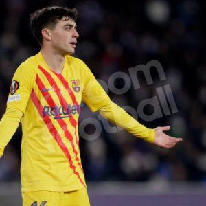 2021-22 Barcelona Senyera Shirt #16 PEDRI *BNWT* S Europa League - Image 4