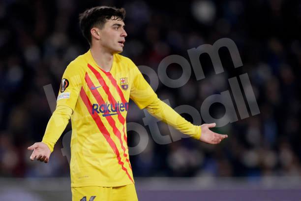 2021-22 Barcelona Senyera Shirt #16 PEDRI *BNWT* S Europa League