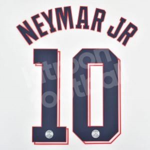 2021-22 PSG Paris Away Name Set #10 NEYMAR CL Champions League Repro
