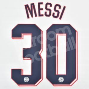 2021-22 UEFA Champions League PSG Fourth Name Set #30 MESSI (Repro)