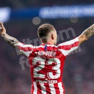 2019-20 Atletico Madrid Plus 500 Home Sponsor Patch Repro - Image 3