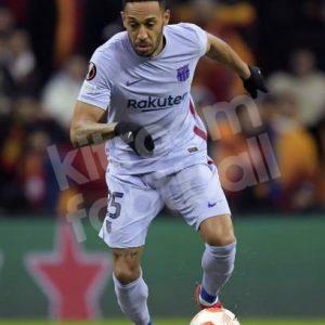 2021-22 Barcelona Away Shirt  #25 AUBAMEYANG Europa League Match Issued Un Worn - Image 5