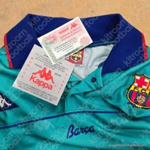 1992-95 Barcelona Away Shirt Kappa BNWT XL - Image 4