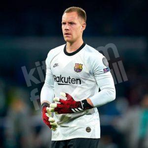 2019-20 UEFA Champions League Barcelona Player Issue Goalkeeper Long Sleeve Shirt #1 TER STEGEN (Nike) (Size M) - Image 5