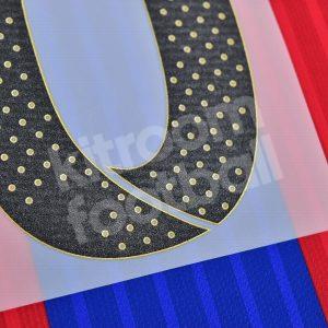 2015-17 Barcelona Home Name Number Set #6 XAVI Repro - Image 3