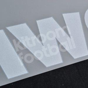 BWIN .com White Sponsor Patch Real Madrid La Liga with transparent border Repro - Image 3