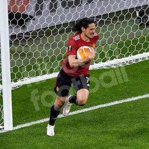 Manchester United Authentic Shirt #7 CAVANI Final Uefa Europa League 2021 Gdansk *New* L - Image 5