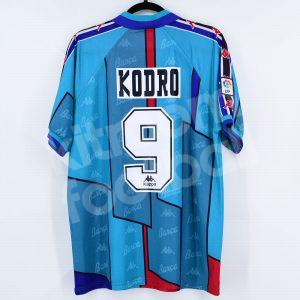 1995-96 Barcelona Away Shirt Kappa #9 KODRO (Good) L