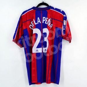 1997-98 Barcelona Home Shirt #23 DE LA PEÑA Match Issued