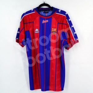 1997-98 Barcelona Home Shirt #23 DE LA PEÑA Match Issued - Image 3
