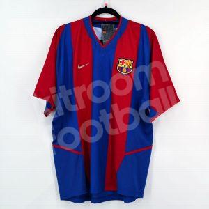 2002-03 Barcelona Home Shirt Player Issue BNWT L Code 7