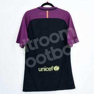 2016-17 Barcelona Player Issue Goalkeeper Black Shirt *New* UCL L - Image 3