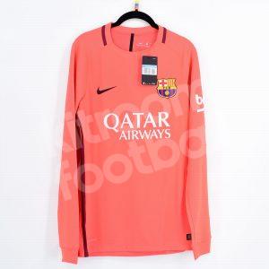 2016-17 Barcelona Player Issue Goalkeeper Orange Shirt *New* BEKO M LS