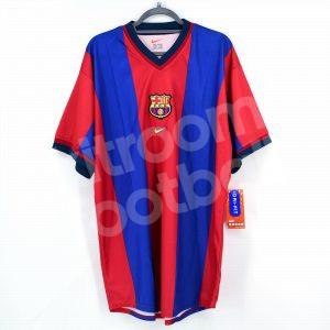 1998-99 Barcelona Home Shirt Player Issue BNWT XL Code 7 - Image 1