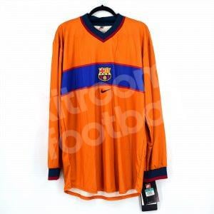 1998-99 Barcelona Away Shirt Player Issue BNWT XL Code 7 LS
