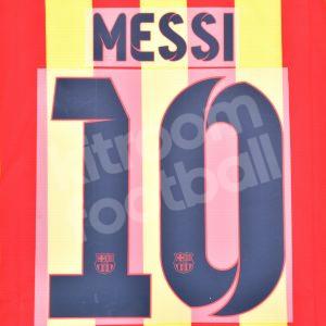 2012-15 Barcelona Away Name Number Set #10 MESSI Repro