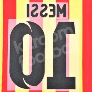 2012-15 Barcelona Away Name Number Set #10 MESSI Repro - Image 3