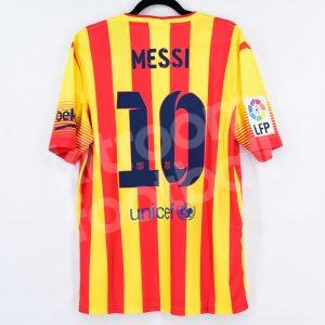 2014-15 Barcelona Fourth Shirt #10 MESSI Senyera BNWT L - Image 1