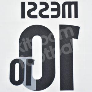 2010-11 Barcelona Away Name Number Set #10 MESSI Repro - Image 3