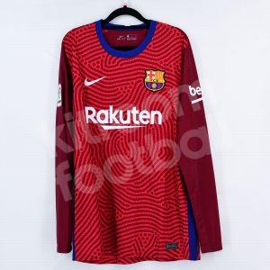 2020-21 Barcelona Red Goalkeeper Shirt #1 TER STEGEN La Liga BNWT - Image 3
