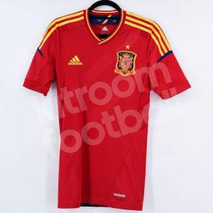 EURO 2012 Spain Home Shirt Player Issue Techfit (Excellent) M - Image 1