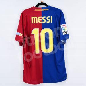 2008-09 Barcelona Home Shirt #10 MESSI La Marato (Excellent) M - Image 1