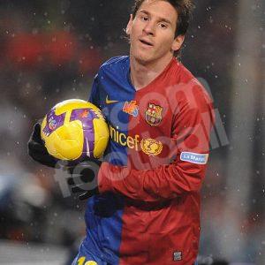 2008-09 Barcelona Home Shirt #10 MESSI La Marato (Excellent) M - Image 5