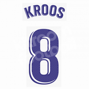 2021-22 Real Madrid Name Set La Liga - #8 KROOS (Home)