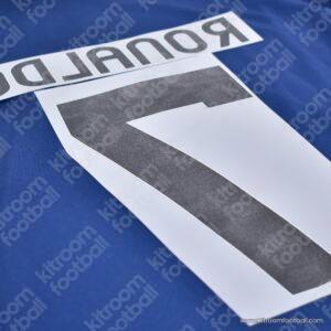 2012-13 Real Madrid Away Number Set #7 RONALDO Repro - Image 3