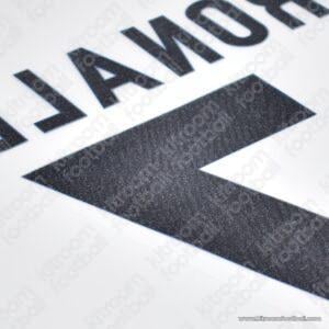 2016-17 Real Madrid Home Name Number Set #7 RONALDO Repro v1 - Image 3