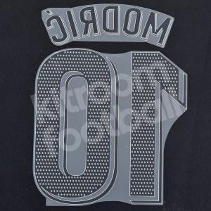 Original Player Issue 2021-22 Real Madrid Away Name Number Set #10 MODRIC Avery - Image 3