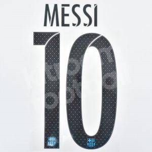 Official Reissue 2015-16 Barcelona Third Name Number Set #10 MESSI Avery