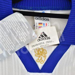 1997-99 Real Zaragoza Home Shirt Adidas BNWT S - Image 4