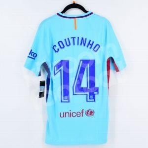 2017-18 Barcelona Away Shirt #14 COUTINHO Match Issued Un Worn La Liga