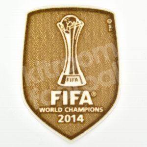 Original Player Issue FIFA 2014 World Champions Patch Badge for Real Madrid