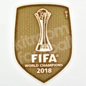 Original Player Issue FIFA 2018 World Champions Patch Badge for Real Madrid