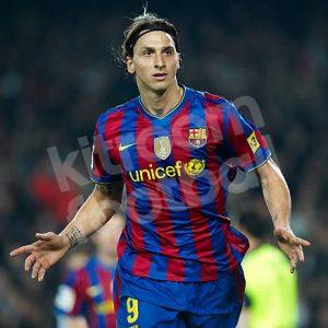 2009-10 Barcelona Home Shirt #9 IBRAHIMOVIC Nike (Excellent) L - Image 4