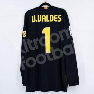 2009-10 Barcelona Goalkeeper Shirt #1 V. VALDES BNWT L