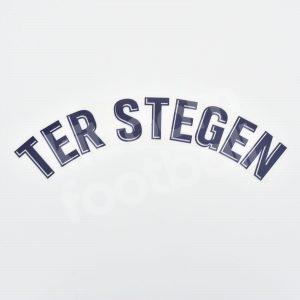 Original Player Issue 2019-22 Barcelona Blue TER STEGEN Name Block Avery