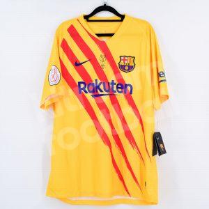Barcelona Final Copa del Rey 2021 Senyera Shirt #10 MESSI BNWT XL - Image 2