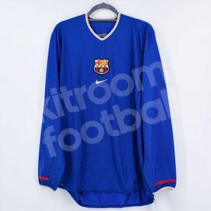 2001-02 Barcelona Third Shirt Player Issue BNWT L Long Sleeves