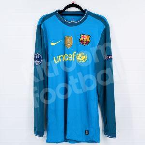 2009-10 Barcelona Goalkeeper Shirt #1 V. VALDES Match Issued Un Worn L - Image 3