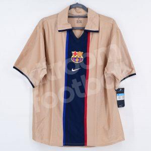 2001-02 Barcelona Away Shirt Player Issue BNWT M - Image 1